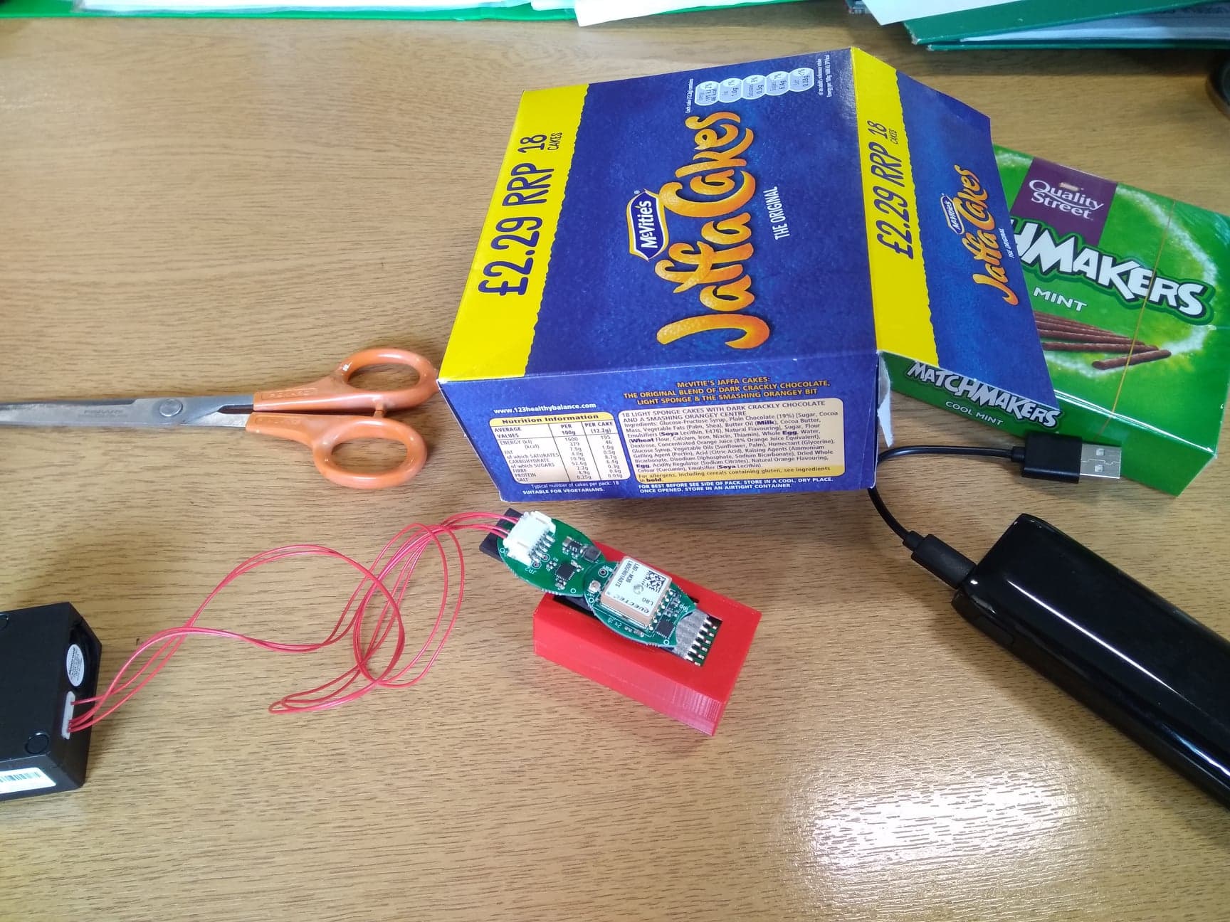 jaffa cake box casing for digital project